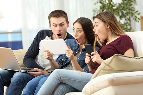 Consult with friends at home