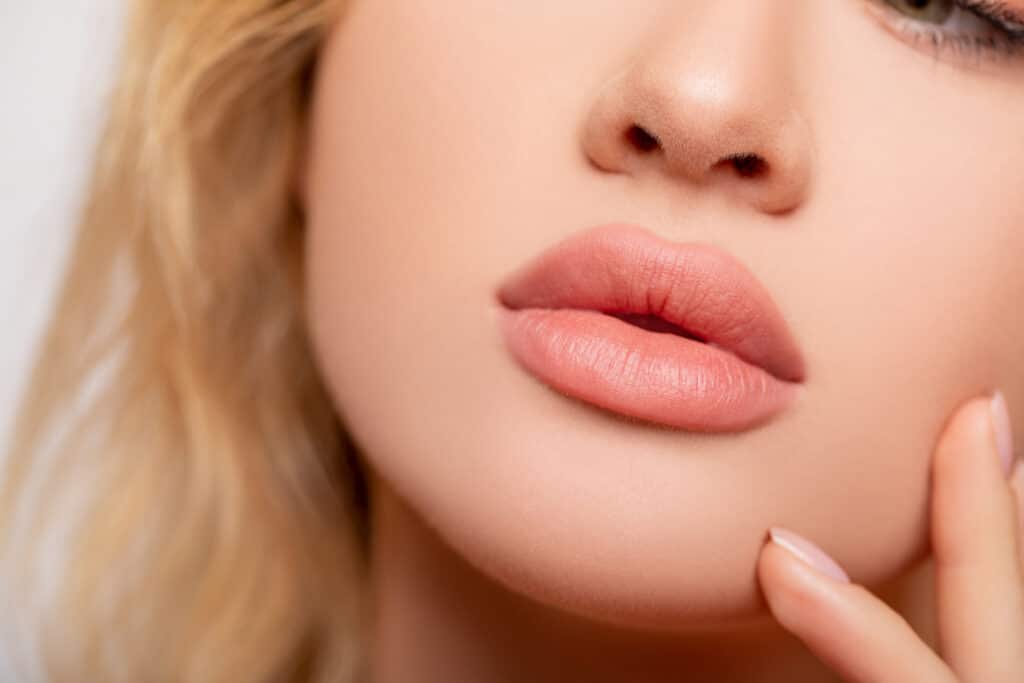 Beautiful,Lips,Close up.,Makeup.,Lip,Matte,Lipstick.,Sexy,Lips.,Part